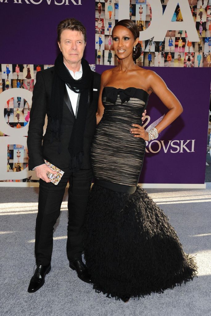 David Bowie and wife