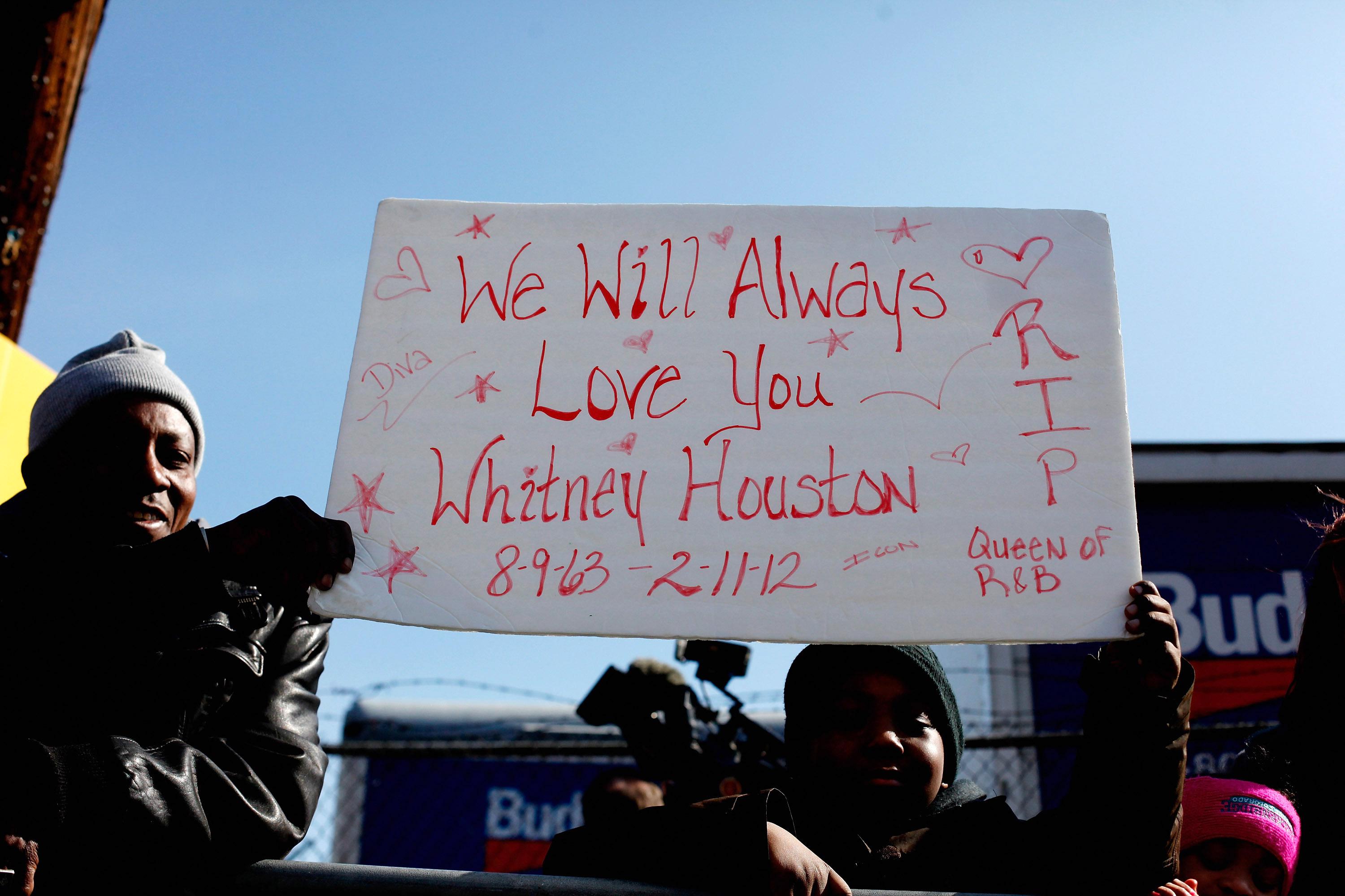 Whitney Houston Laid To Rest In Hometown Of Newark, New Jersey