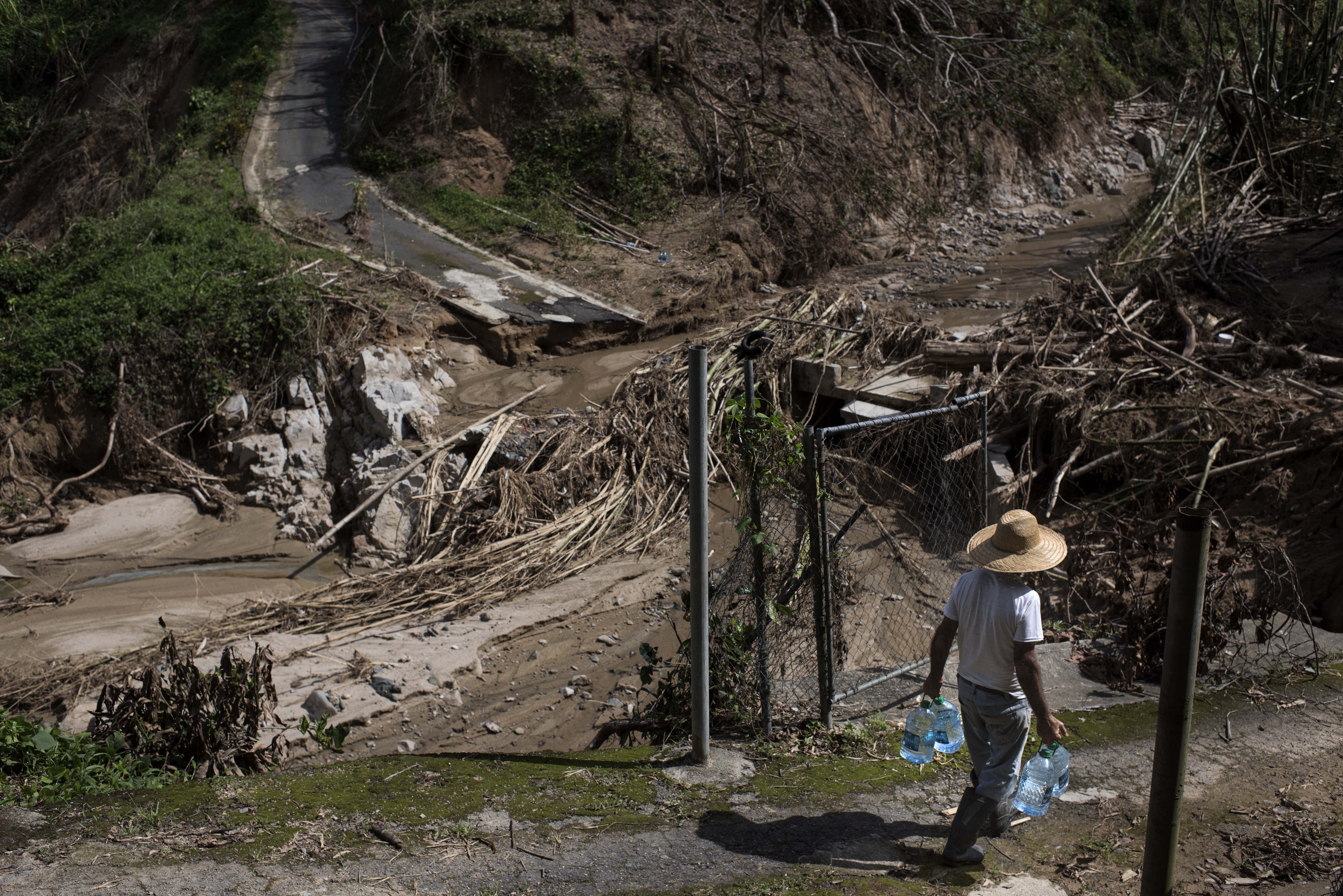 Water is a primary issue and concern for many dealing with the aftermath of hurricane Maria in Puerto Rico