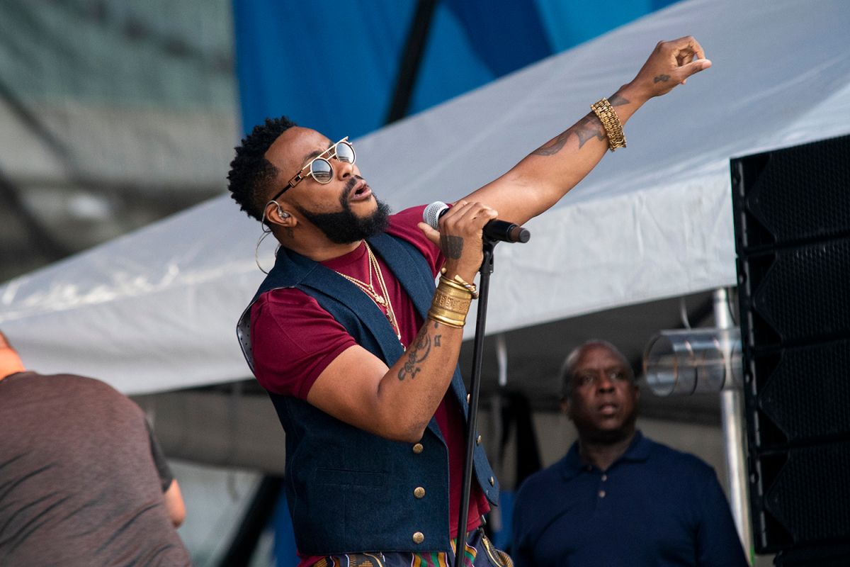 Raheem Devaughn at the 2019 Cincinnati Music Festival