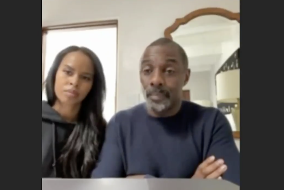 Idris Elba & Sabrina Dhowre