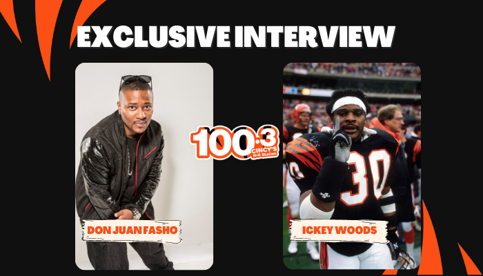 Don Juan Fasho talks with Ickey Woods