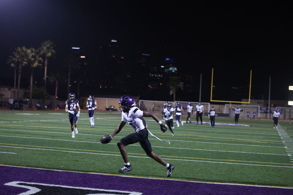 Cathedral sophomore quarterback Jaden Jefferson game against Chaminade