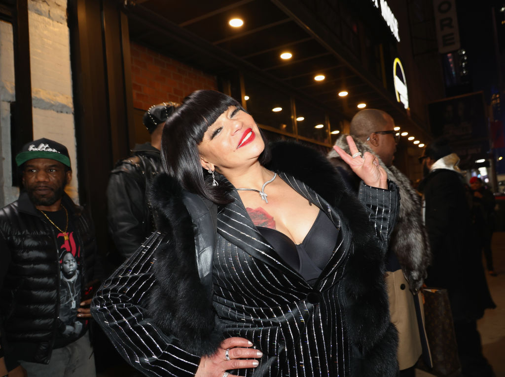 Faith Evans Visits Brooklyn Chop House Times Square