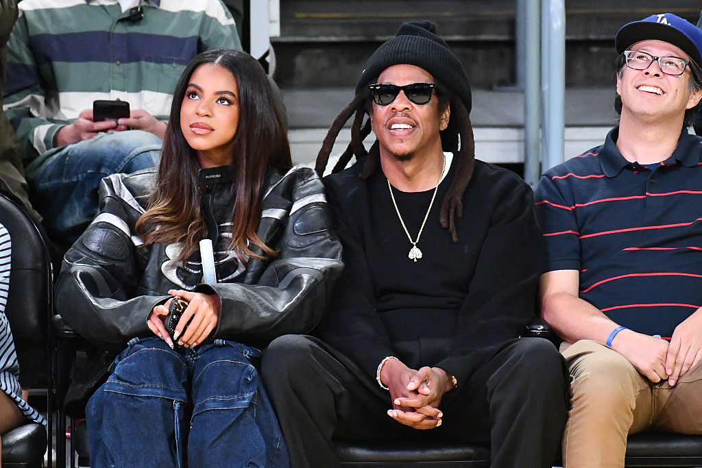 Celebrities At The Los Angeles Lakers Game